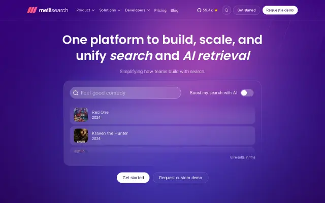 Meilisearch preview