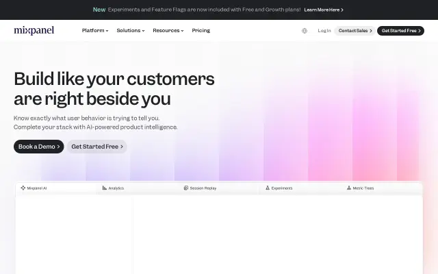 Mixpanel preview