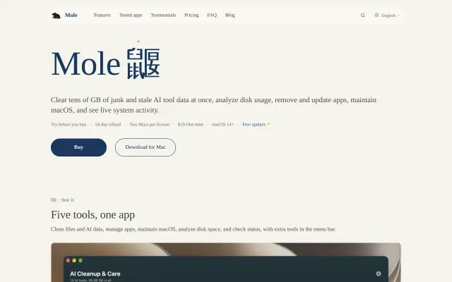 Mole preview