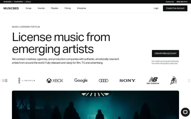 Musicbed preview