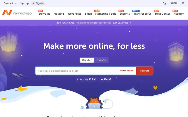 Namecheap preview