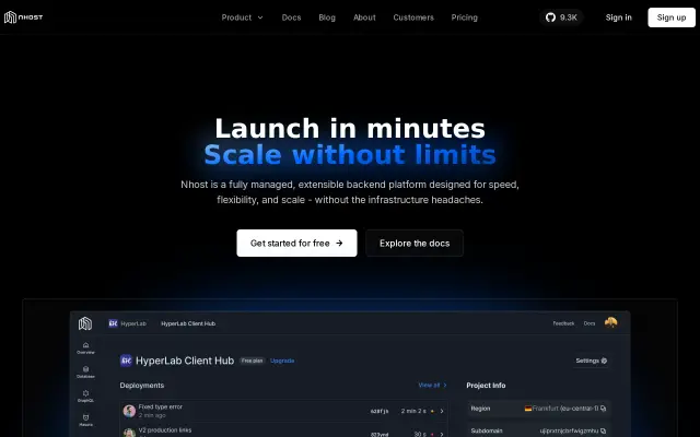 Nhost preview