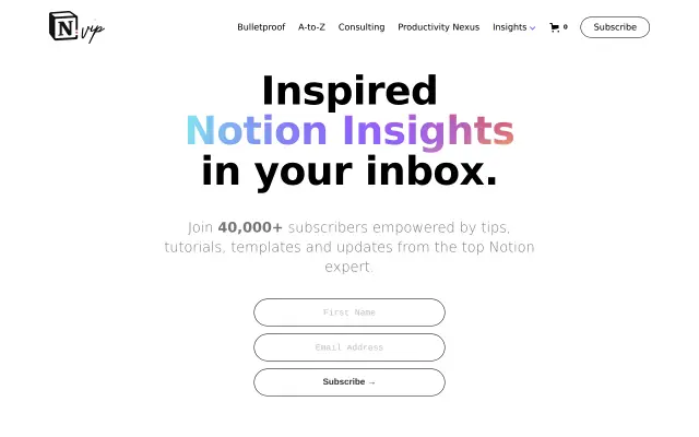 Notion VIP preview
