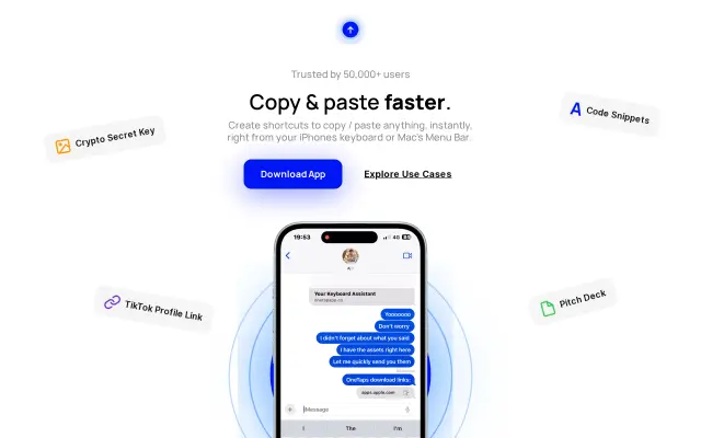 OneTap preview