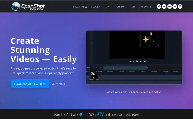 OpenShot preview