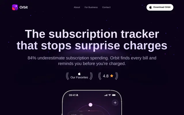 Orbit preview