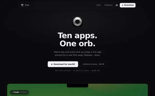 Orbs preview