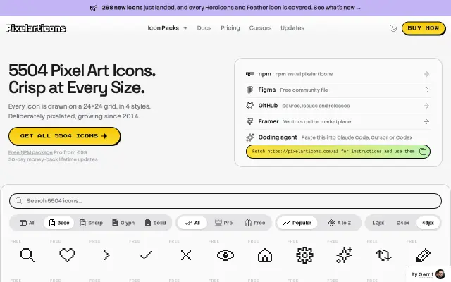 Pixel Art Icons preview