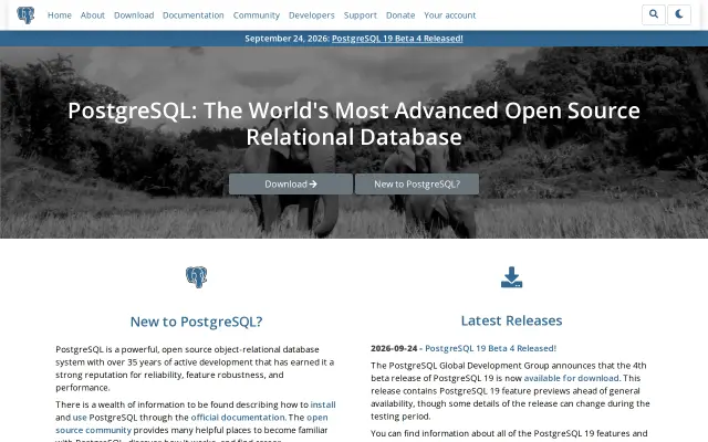 PostgreSQL preview