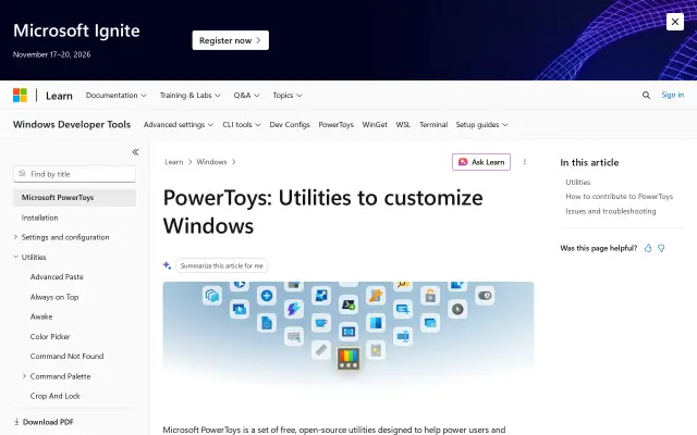 PowerToys preview