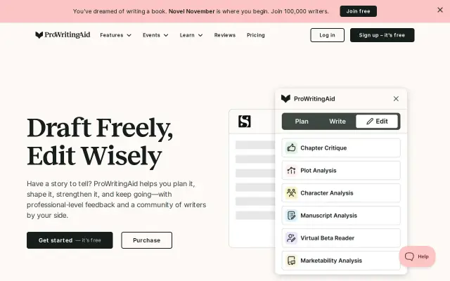 ProWritingAid preview