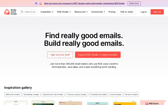 Really Good Emails preview