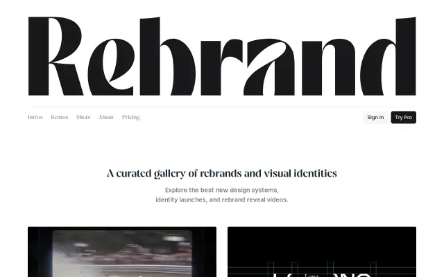Rebrand Gallery preview