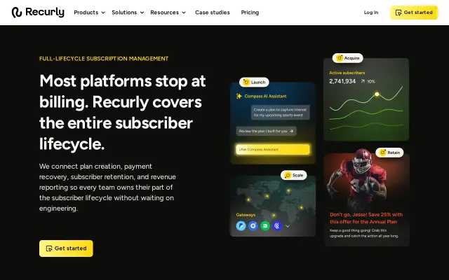 Recurly preview