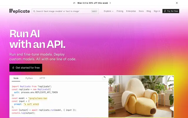 Replicate preview
