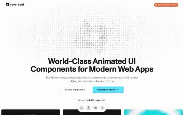 Reverse UI preview