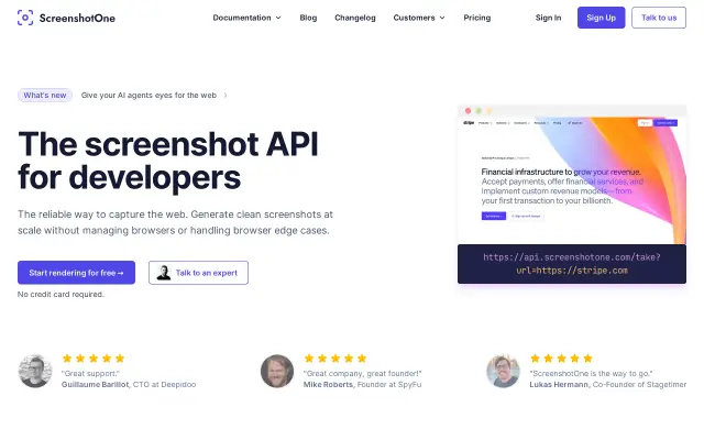 ScreenshotOne preview