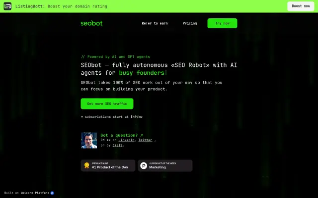SEO Bot preview