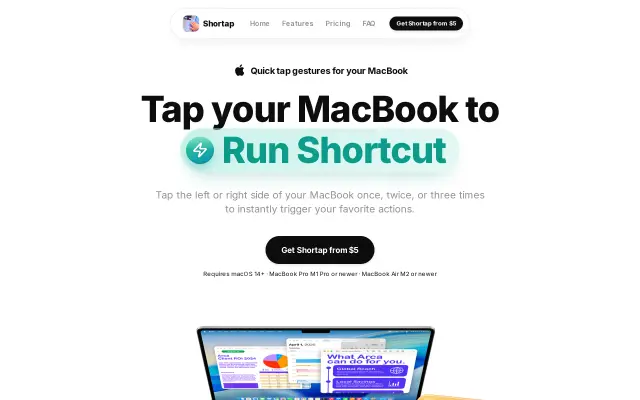 Shortap preview