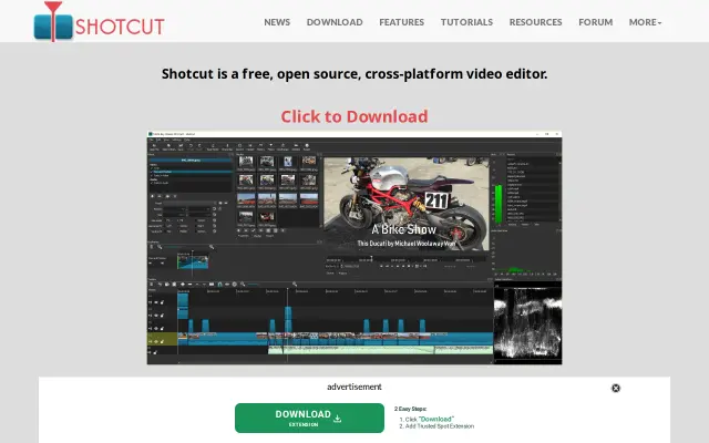 Shotcut preview