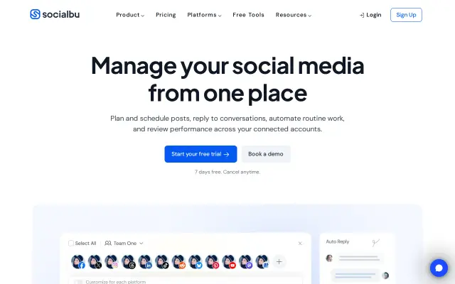 SocialBu preview