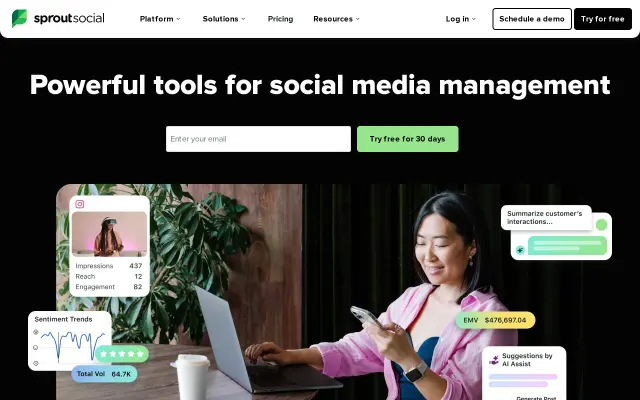 Sprout Social preview