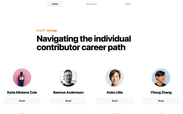 Staff Design preview