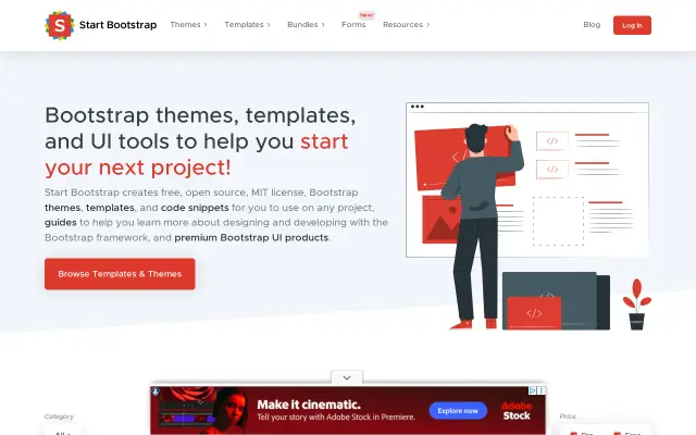 Start Bootstrap preview