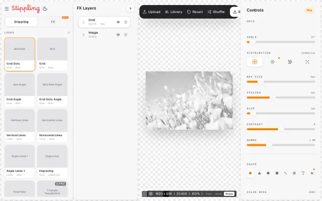 Stippling App preview