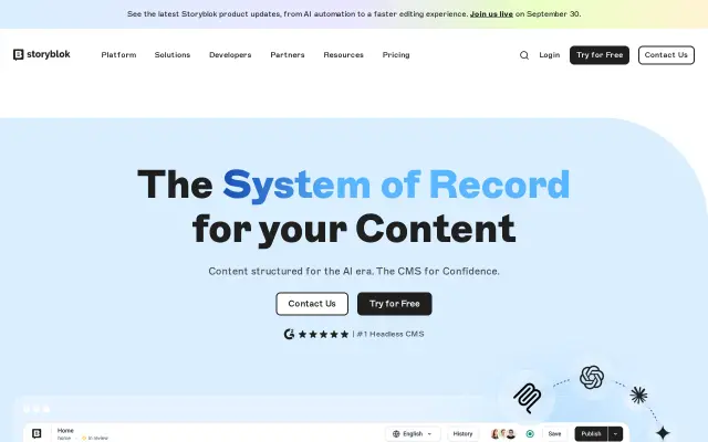 Storyblok preview