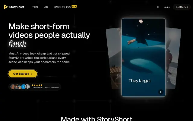 StoryShort preview