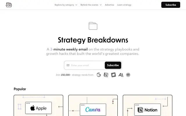 Strategy Breakdowns preview