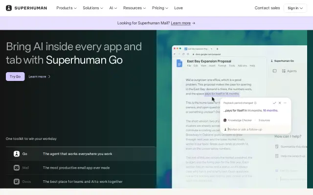 Superhuman preview