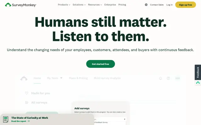 SurveyMonkey preview