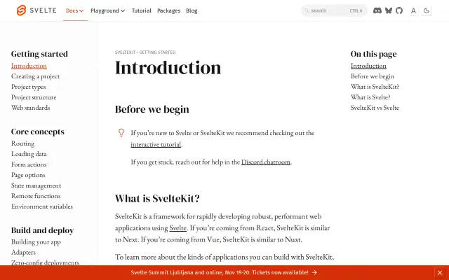 SvelteKit preview