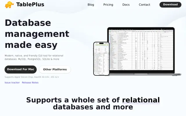 TablePlus preview