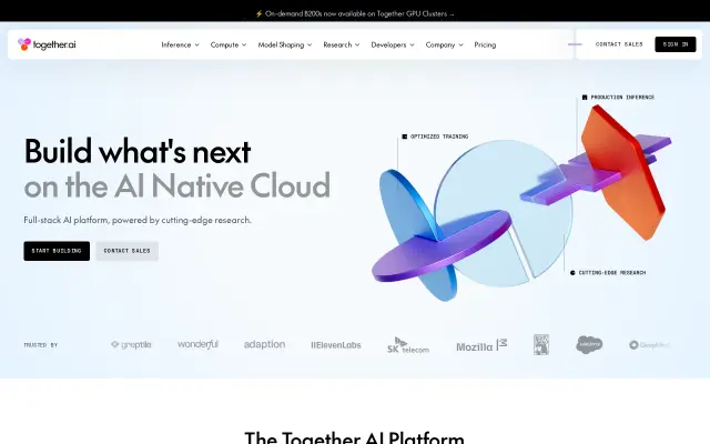 Together AI preview