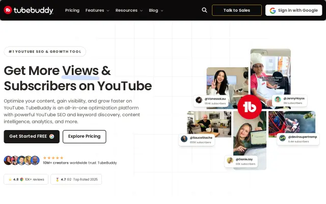 TubeBuddy preview