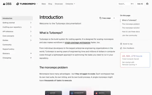 Turborepo preview