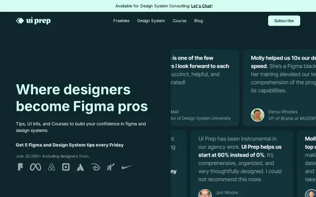 UI Prep preview