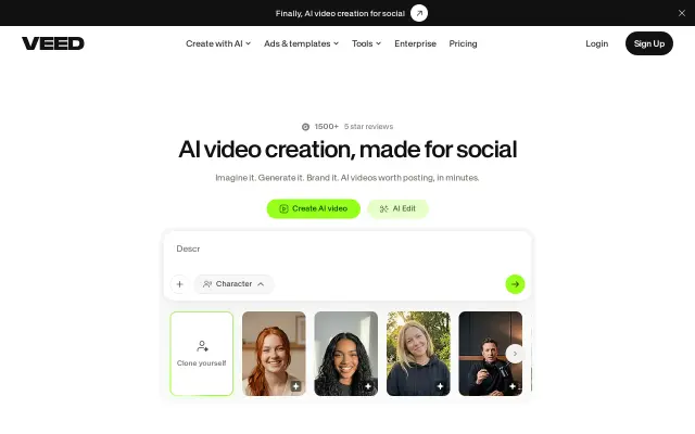 Veed.io preview