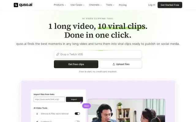 Vidyo.ai preview