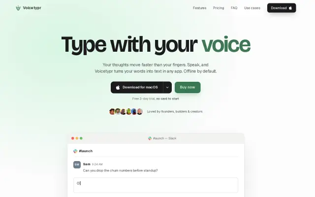 VoiceTypr preview