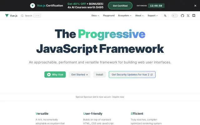 Vue preview