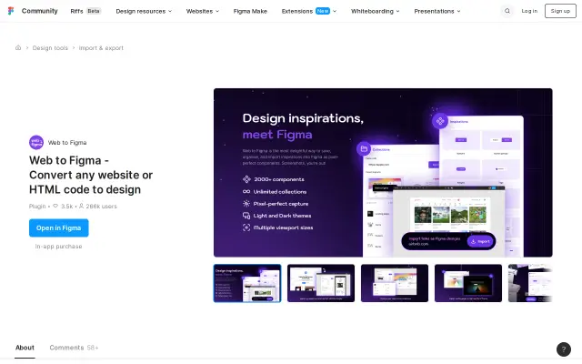 Web to Figma preview