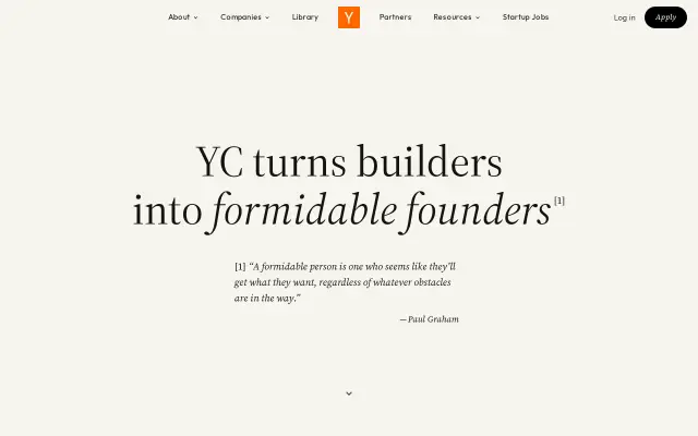 Y Combinator preview